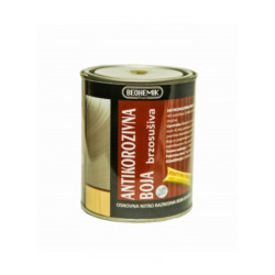 ANTIKOROZIVNA BOJA – brzosušiva – crvena  0.25 kg