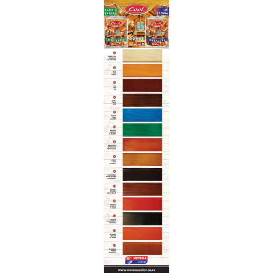 CHEMMAX CLASSIC Lazura 0.75 lit - bor 02 CHEMMAX CLASSIC Lazura 0.75 lit - bor 02